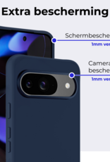NoXx NoXx Google Pixel 10 Hoesje Siliconen - Donkerblauw