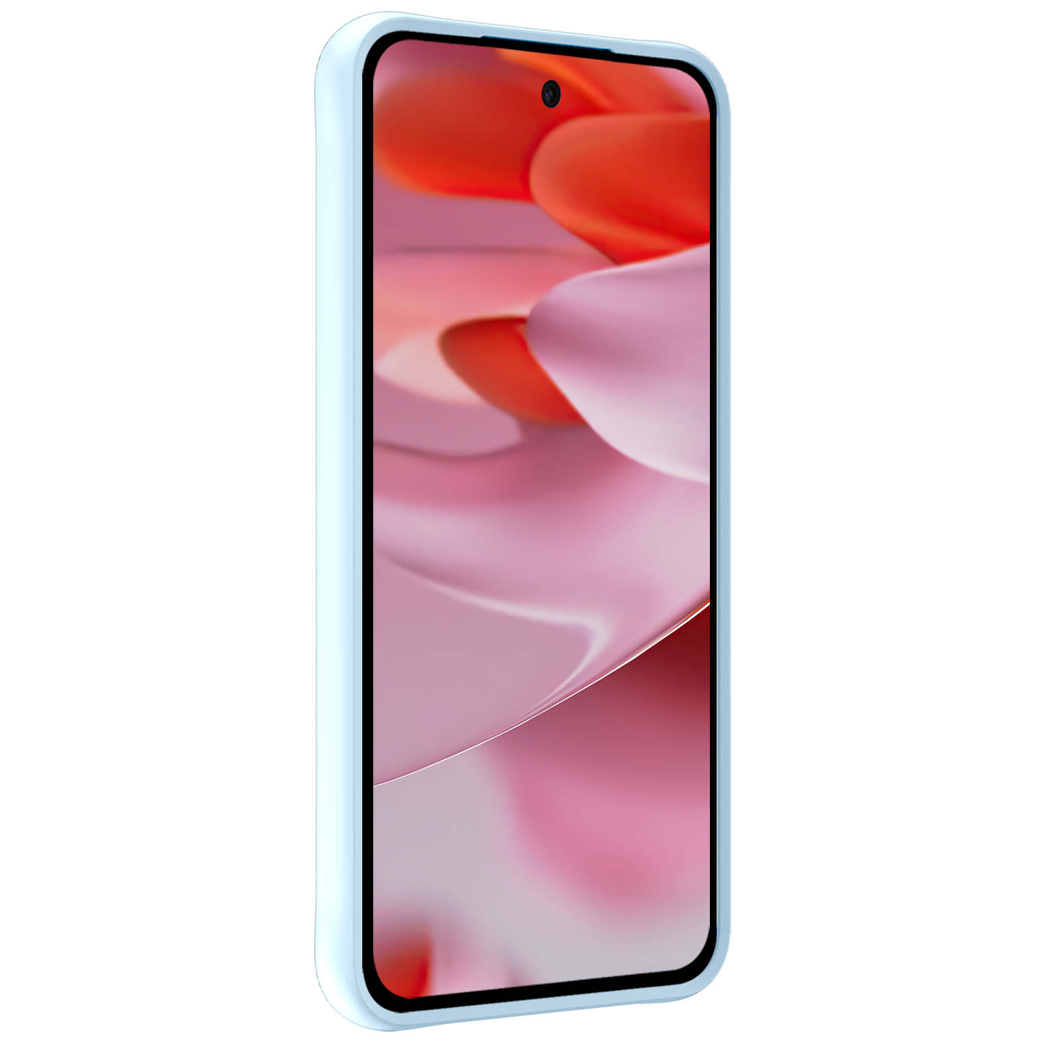 NoXx NoXx Google Pixel 10 Hoesje Siliconen Met 2x Screenprotector - Lichtblauw