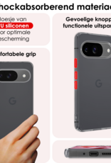 NoXx NoXx Google Pixel 10 Hoesje Siliconen Met 2x Screenprotector - Transparant