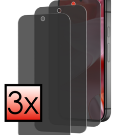 NoXx NoXx Google Pixel 10 Pro Screenprotector Glas Privacy - 3 PACK