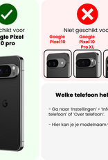 NoXx NoXx Google Pixel 10 Pro Hoesje Siliconen - Zwart