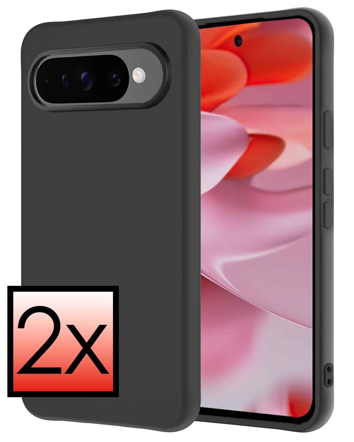 NoXx NoXx Google Pixel 10 Pro XL Hoesje Siliconen - Zwart - 2 PACK