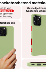NoXx NoXx iPhone 16 Pro Hoesje Pashouder met Koord - Groen