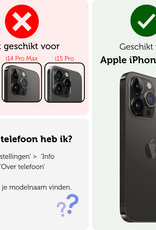 Nomfy Nomfy iPhone 14 Pro Hoesje Pashouder met Koord - Aubergine