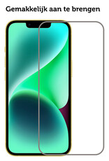 Forterra Forterra iPhone 14 Hoesje Pashouder met Koord Met 2x Screenprotector - Aubergine