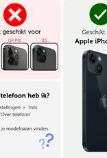 Forterra Forterra iPhone 14 Hoesje Pashouder met Koord - Lichtroze