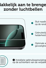 Forterra Forterra iPhone 16 Pro Max Hoesje Pashouder met Koord Met Screenprotector - Geel
