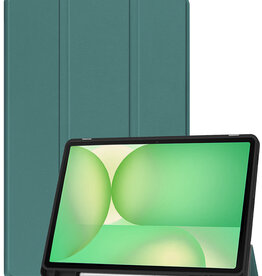 BASEY. BASEY. Samsung Galaxy Tab S10 Lite Hoesje Met Uitsparing S Pen - Donkergroen