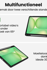 BASEY. BASEY. Samsung Galaxy Tab S10 Lite Hoesje Met Uitsparing S Pen Met Screenprotector - Rose Goud