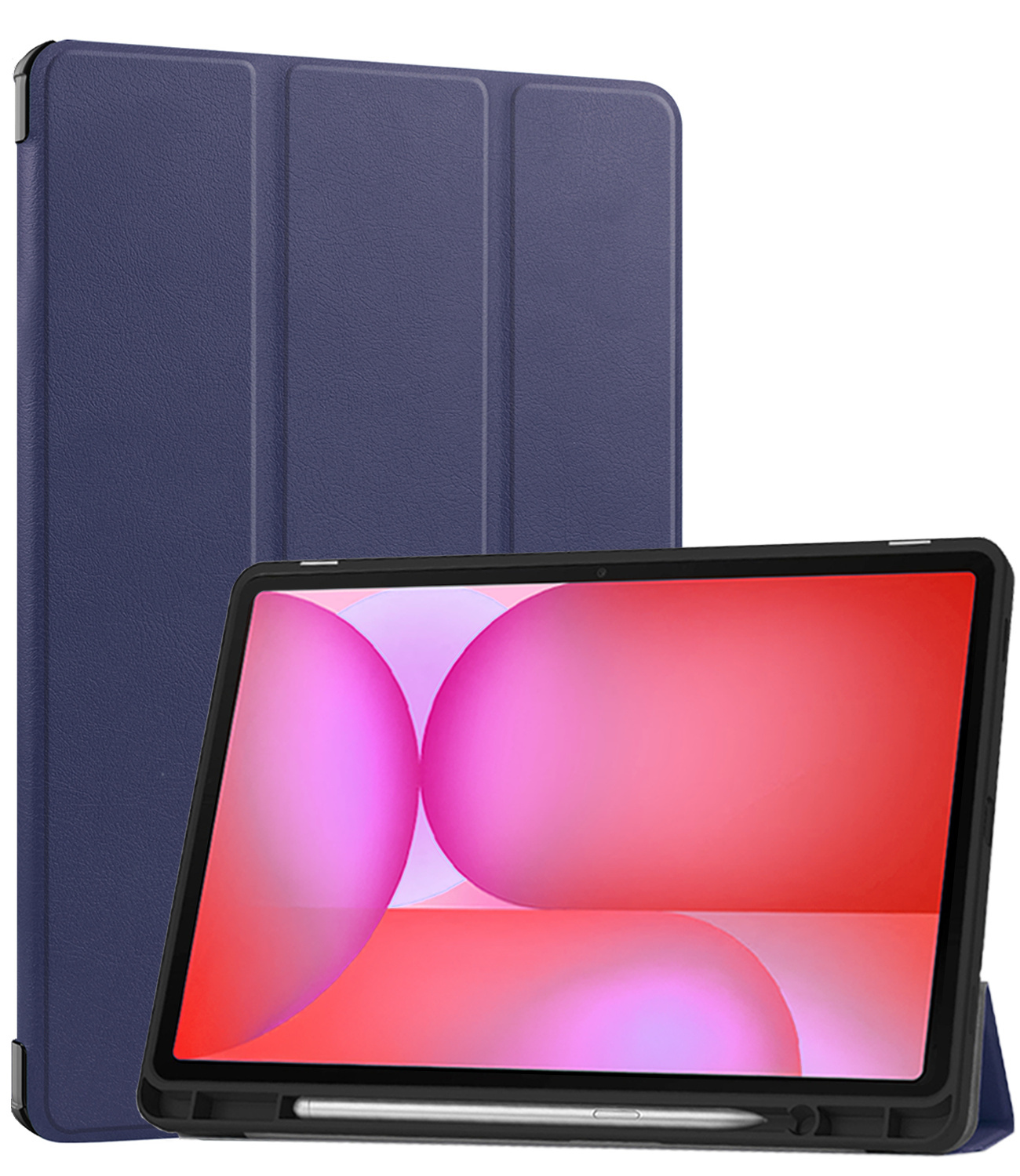 NoXx NoXx Samsung Galaxy Tab S10 Lite Hoesje Met Uitsparing S Pen - Donkerblauw