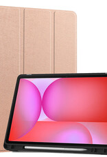 NoXx NoXx Samsung Galaxy Tab S10 Lite Hoesje Met Uitsparing S Pen - Rose Goud