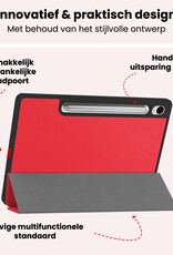 NoXx NoXx Samsung Galaxy Tab S10 Lite Hoesje Met Uitsparing S Pen Met Screenprotector - Rood