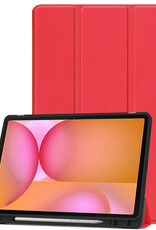 Nomfy Nomfy Samsung Galaxy Tab S10 Lite Hoesje Met Uitsparing S Pen - Rood