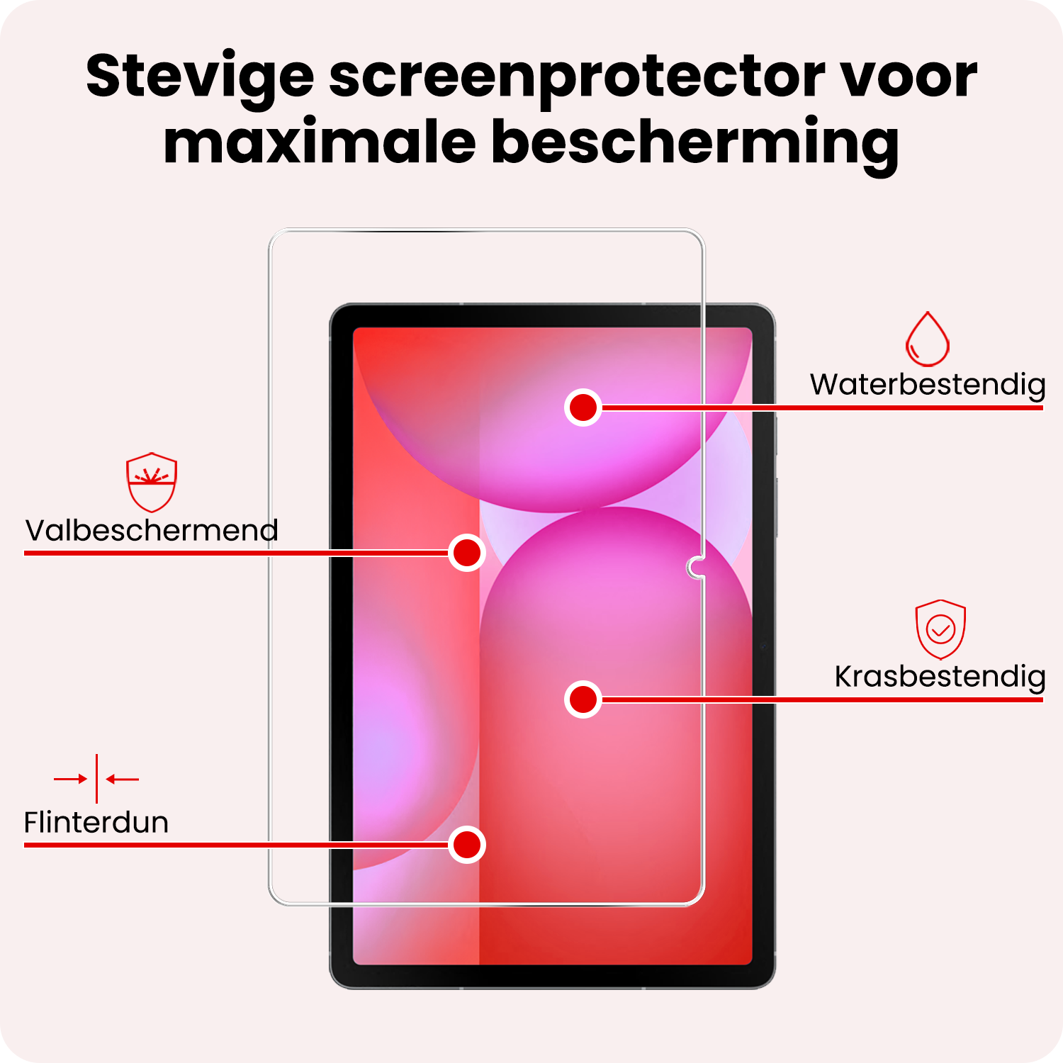 NoXx NoXx Samsung Galaxy Tab S10 Lite Screenprotector - 2 PACK