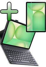 BASEY. BASEY. Samsung Galaxy Tab S10 Lite Toetsenbordhoes Met Screenprotector - Zwart