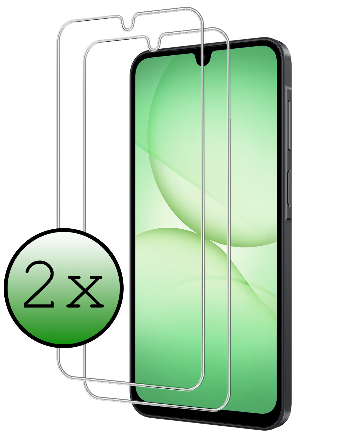 BASEY. BASEY. Samsung Galaxy A17 Screenprotector Glas - 2 PACK