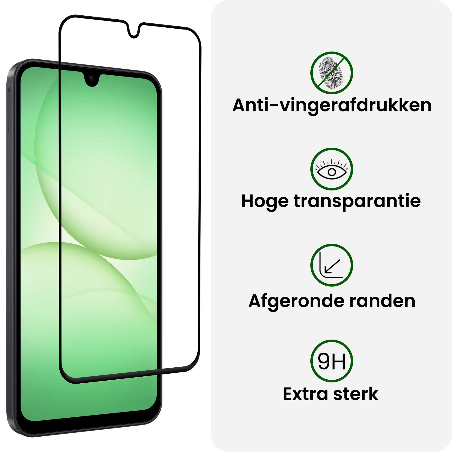 BASEY. BASEY. Samsung Galaxy A17 Screenprotector Glas Full Cover