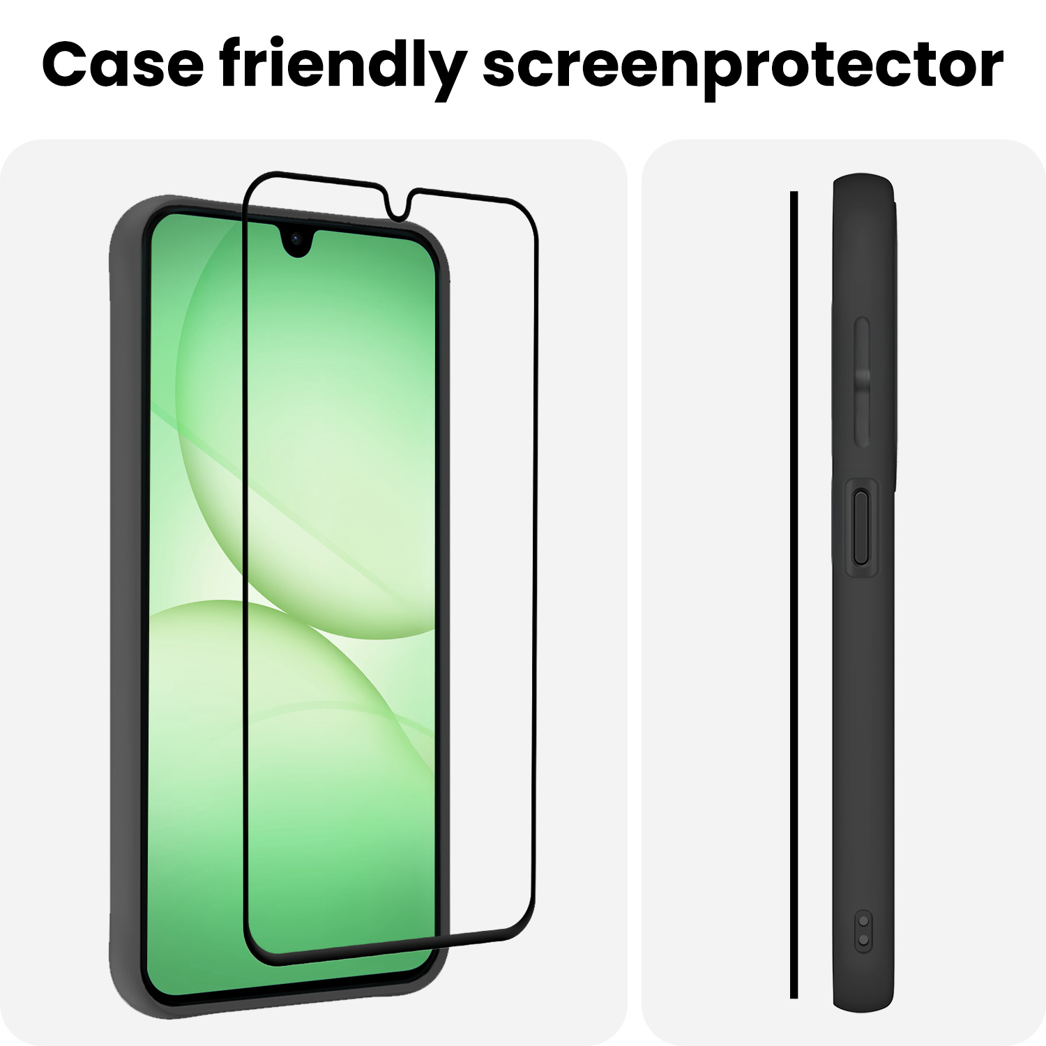 BASEY. BASEY. Samsung Galaxy A17 Screenprotector Glas Full Cover
