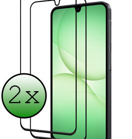 BASEY. BASEY. Samsung Galaxy A17 Screenprotector Glas Full Cover - 2 PACK