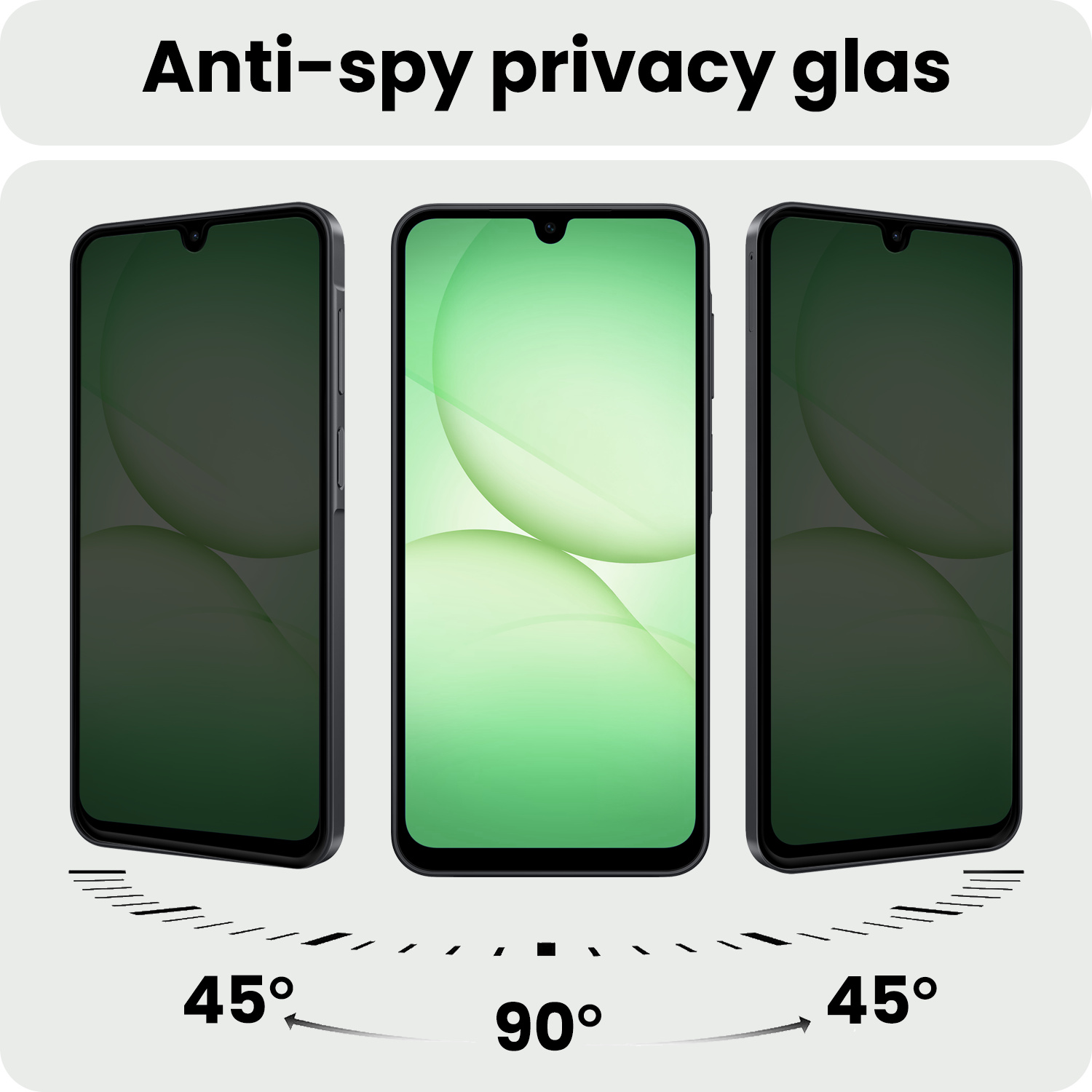 BASEY. BASEY. Samsung Galaxy A17 Screenprotector Glas Privacy