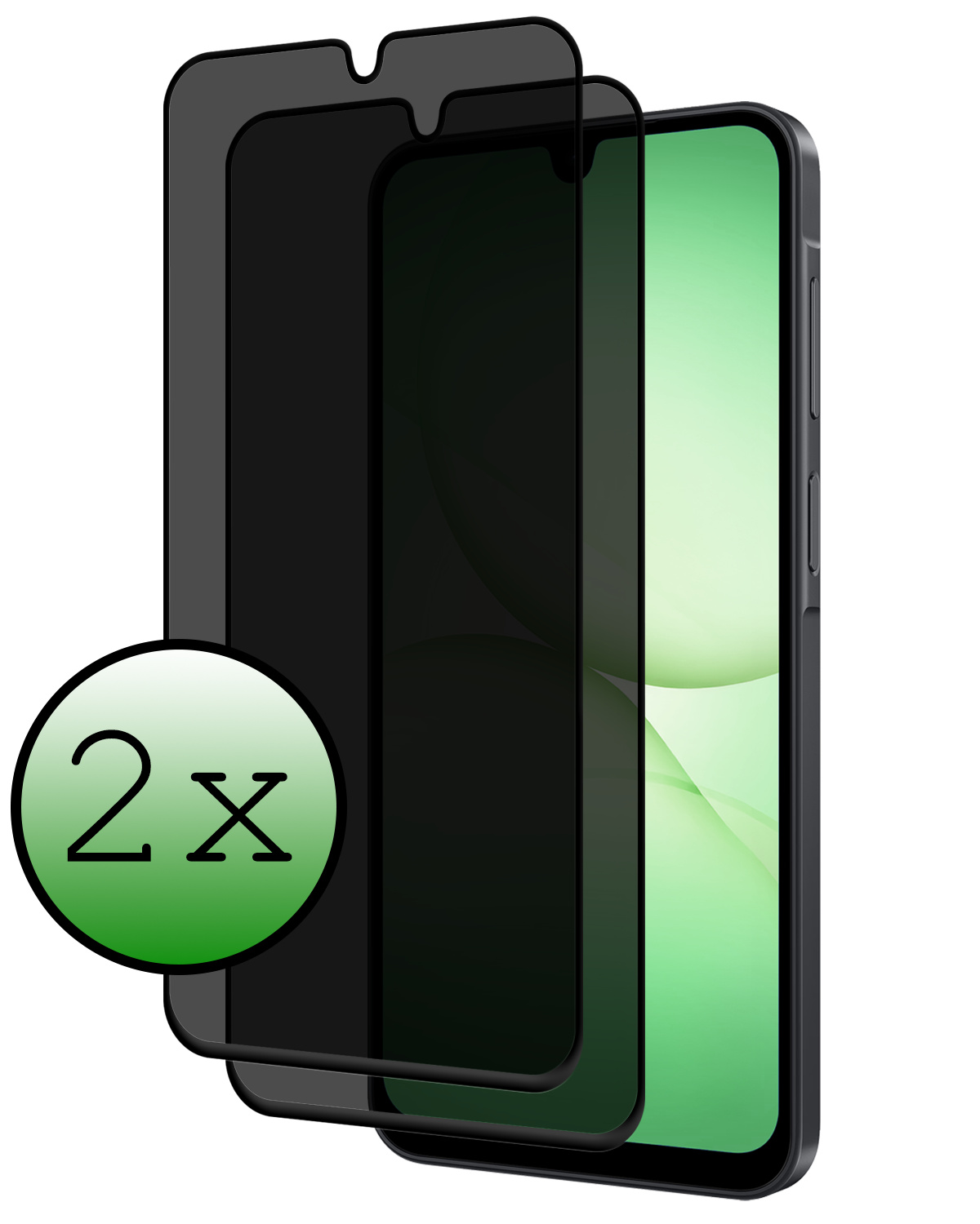 BASEY. BASEY. Samsung Galaxy A17 Screenprotector Glas Privacy - 2 PACK