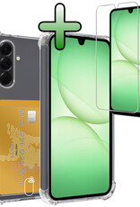 BASEY. BASEY. Samsung Galaxy A17 Hoesje Pashouder Met Screenprotector