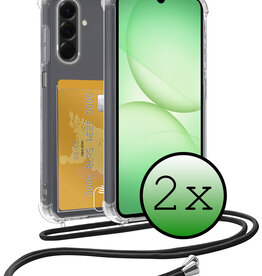 BASEY. BASEY. Samsung Galaxy A17 Hoesje Pashouder met Koord - 2 PACK