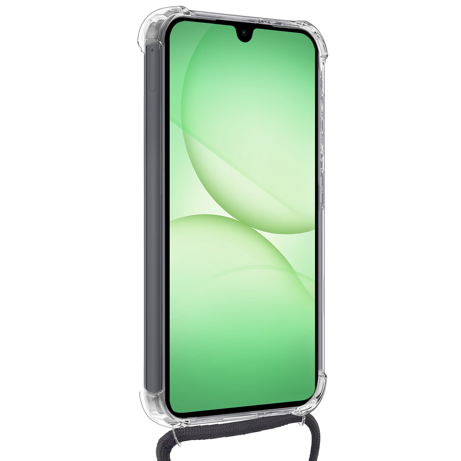 BASEY. BASEY. Samsung Galaxy A17 Hoesje Pashouder met Koord Met 2x Screenprotector