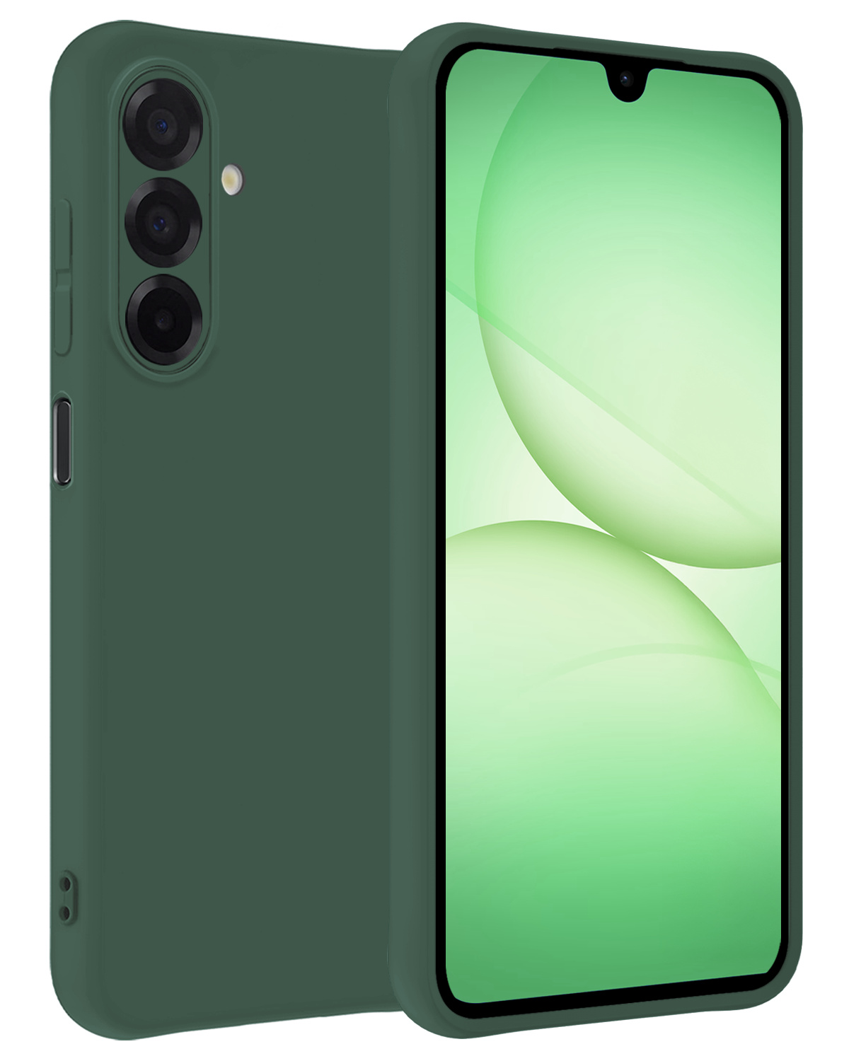 BASEY. BASEY. Samsung Galaxy A17 Hoesje Siliconen - Donkergroen