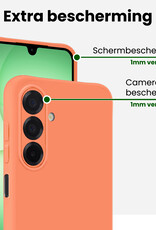 BASEY. BASEY. Samsung Galaxy A17 Hoesje Siliconen - Perzik