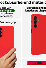 BASEY. BASEY. Samsung Galaxy A17 Hoesje Siliconen - Rood