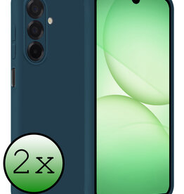 BASEY. BASEY. Samsung Galaxy A17 Hoesje Siliconen - Donkerblauw - 2 PACK