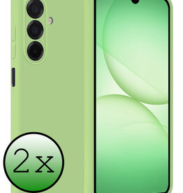 BASEY. BASEY. Samsung Galaxy A17 Hoesje Siliconen - Groen - 2 PACK