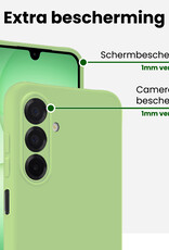 BASEY. BASEY. Samsung Galaxy A17 Hoesje Siliconen - Groen - 2 PACK