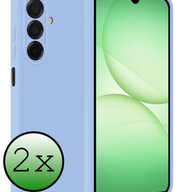 BASEY. BASEY. Samsung Galaxy A17 Hoesje Siliconen - Lichtblauw - 2 PACK