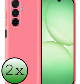 BASEY. BASEY. Samsung Galaxy A17 Hoesje Siliconen - Lichtroze - 2 PACK