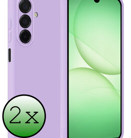 BASEY. BASEY. Samsung Galaxy A17 Hoesje Siliconen - Lila - 2 PACK