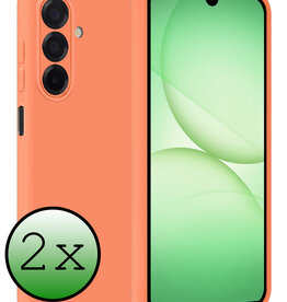 BASEY. BASEY. Samsung Galaxy A17 Hoesje Siliconen - Perzik - 2 PACK