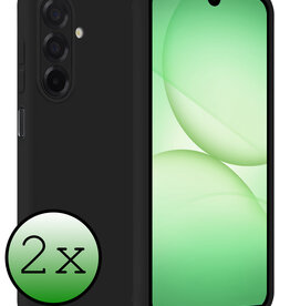 BASEY. BASEY. Samsung Galaxy A17 Hoesje Siliconen - Zwart - 2 PACK
