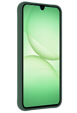 BASEY. BASEY. Samsung Galaxy A17 Hoesje Siliconen Met 2x Screenprotector - Donkergroen