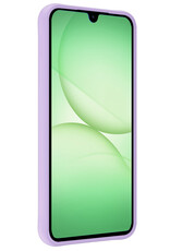 BASEY. BASEY. Samsung Galaxy A17 Hoesje Siliconen Met 2x Screenprotector - Lila