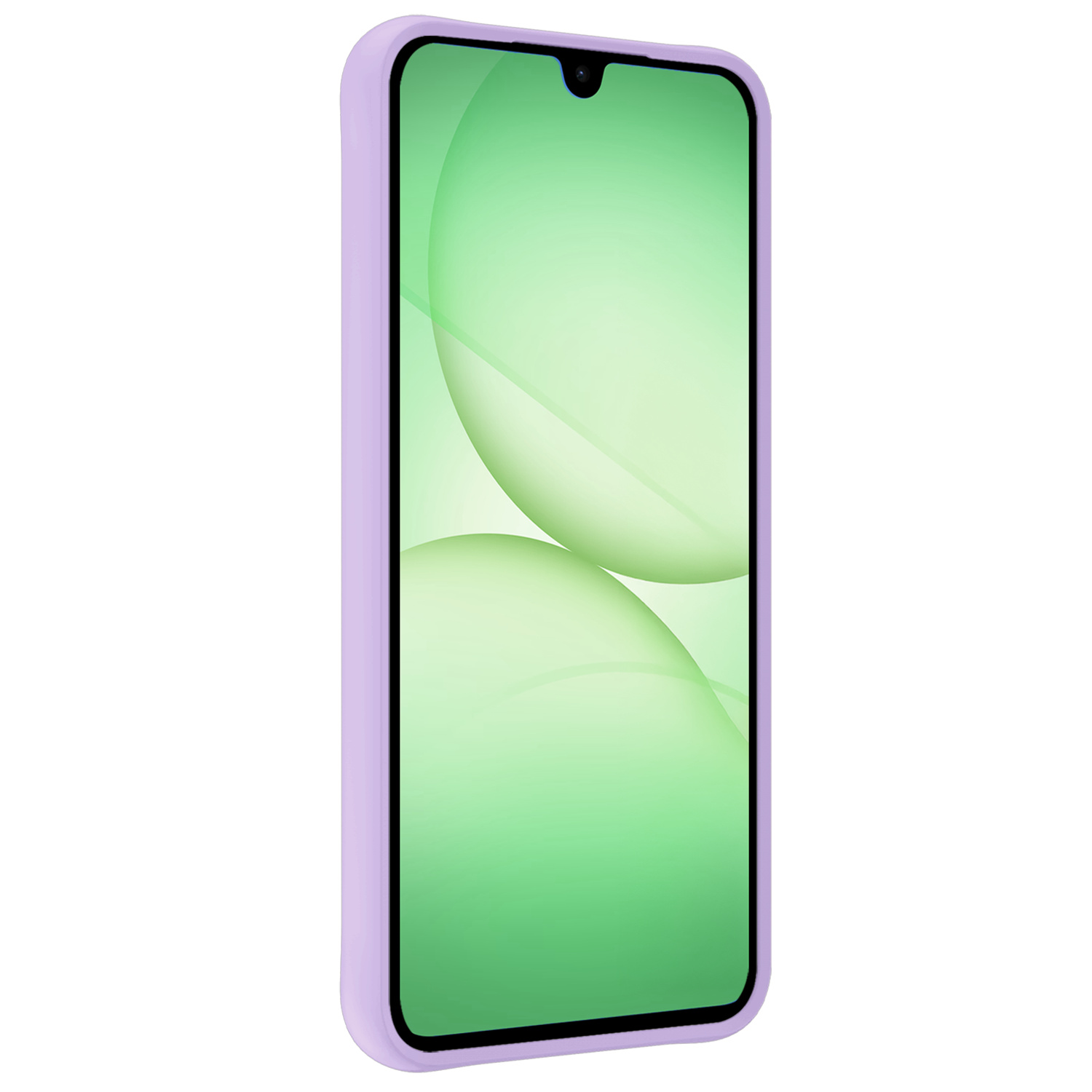 BASEY. BASEY. Samsung Galaxy A17 Hoesje Siliconen Met 2x Screenprotector - Lila