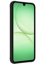 BASEY. BASEY. Samsung Galaxy A17 Hoesje Siliconen Met 2x Screenprotector - Zwart