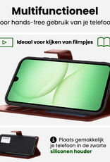 BASEY. BASEY. Samsung Galaxy A17 Hoesje Bookcase - Bruin