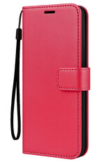 BASEY. BASEY. Samsung Galaxy A17 Hoesje Bookcase - Donkerroze