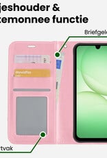 BASEY. BASEY. Samsung Galaxy A17 Hoesje Bookcase - Lichtroze