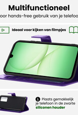 BASEY. BASEY. Samsung Galaxy A17 Hoesje Bookcase - Paars