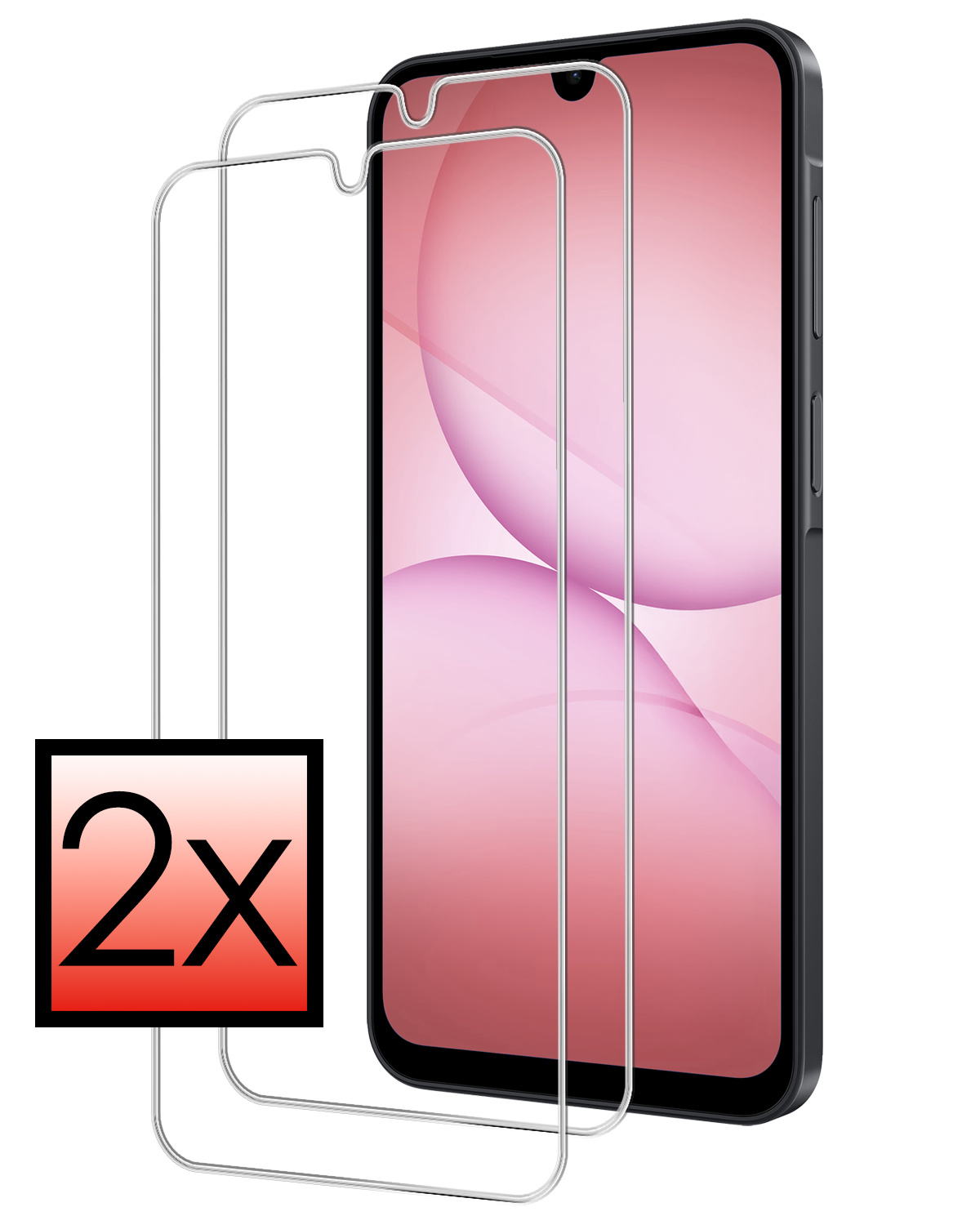 NoXx NoXx Samsung Galaxy A17 Screenprotector Glas - 2 PACK