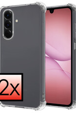 NoXx NoXx Samsung Galaxy A17 Hoesje Shockproof - Transparant - 2 PACK