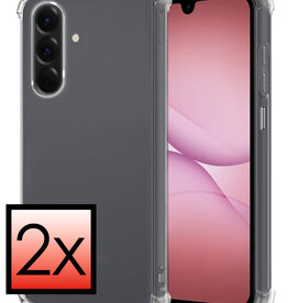 NoXx NoXx Samsung Galaxy A17 Hoesje Shockproof - Transparant - 2 PACK